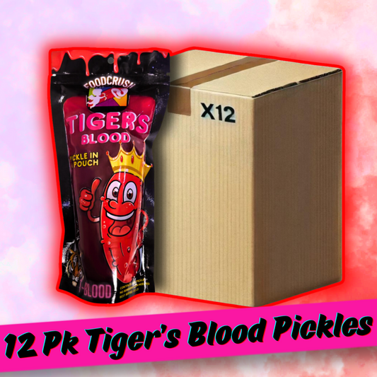 12 Pack Tiger's Blood Pickles ONLY - Wholesale, Bulk, Party Bundle