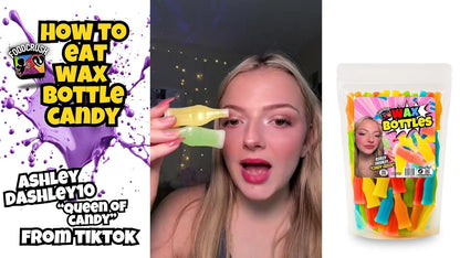 Wax Bottle Candy by Ashley Dashley from Tiktok (1/2 LB)