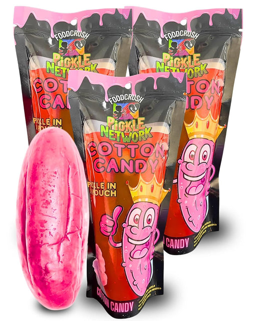 Cotton Candy Pickle In A Pouch (Pack of 3) Flavored pickles, as seen on Tiktok by Food Crush