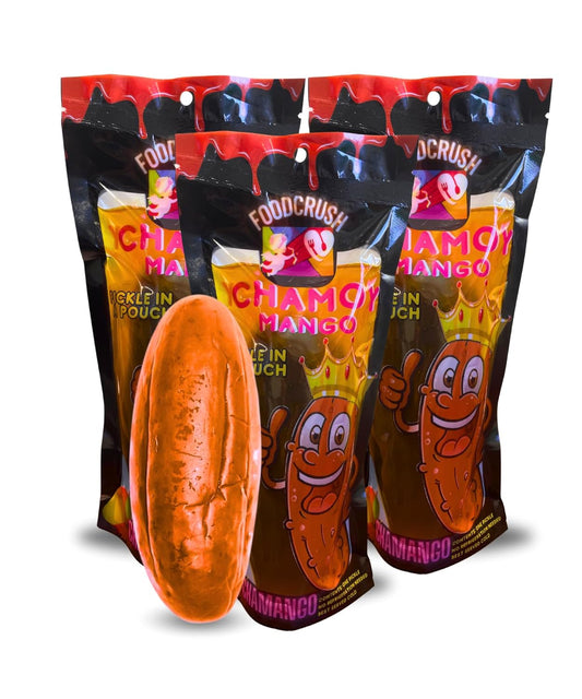 Food Crush Chamoy Pickles In A Pouch (Pack of 3) Used in the Chamoy Pickle Kit by Tiktok trend items
