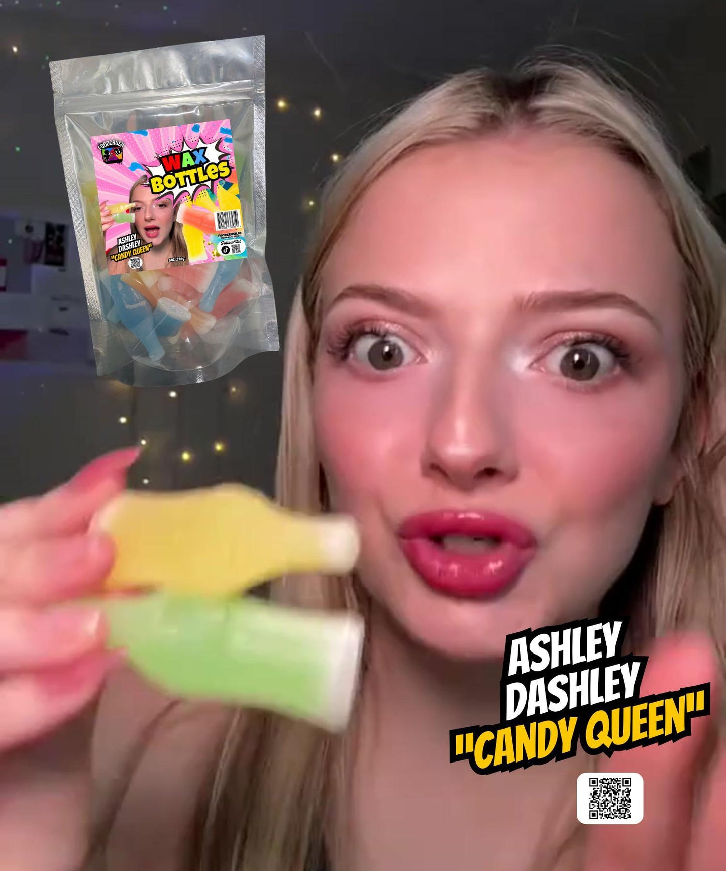 Wax Bottle Candy by Ashley Dashley from Tiktok (1/2 LB)