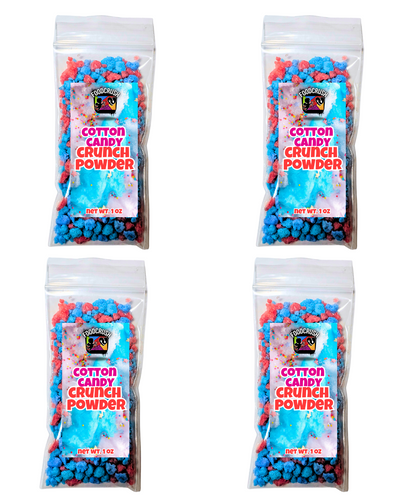 Food Crush Cotton Candy Crunch Powder - 4 Pack