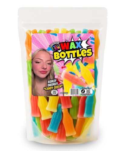 Wax Bottle Candy by Ashley Dashley from Tiktok (1/2 LB)