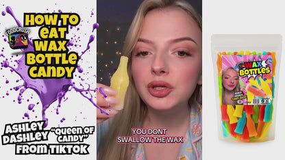 Wax Bottle Candy by Ashley Dashley from Tiktok (1/2 LB)